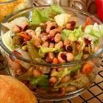 Постный салат с фасолью и сельдереем – рецепт с фото