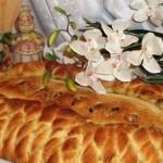Постный пирог с грецким орехом и яблоками – рецепт с фото