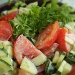 Салат с овощами по-кавказски – рецепт с фото