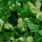 Салат из черемши с зеленым луком – рецепт с фото