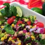 Салат «Техасский» с фасолью и овощами – рецепт с фото